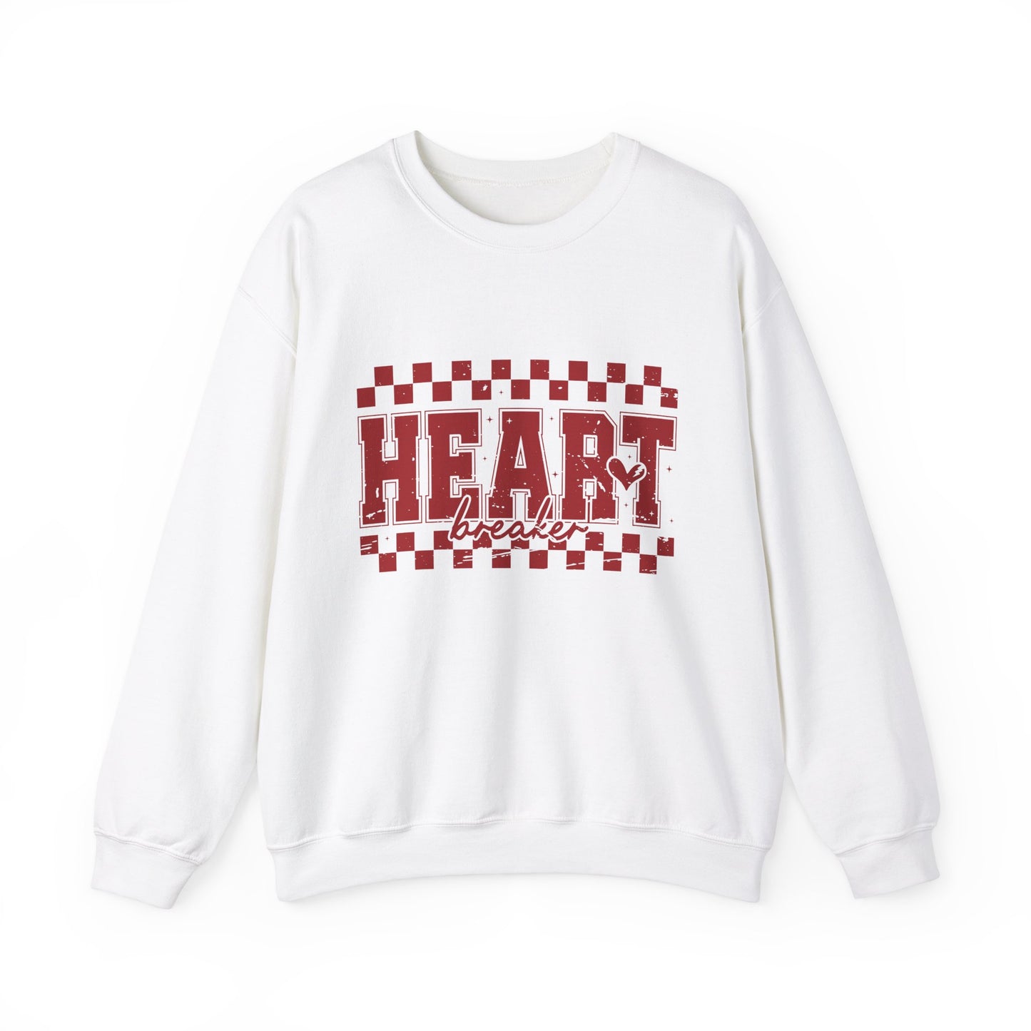 Distressed Heartbreaker Design Crewneck