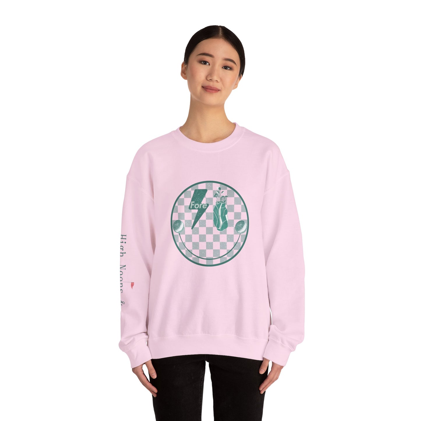 High Noons Checkered Crewneck