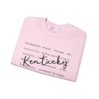 Kentucky Pride Crewneck - Bluegrass State and Bourbon Design