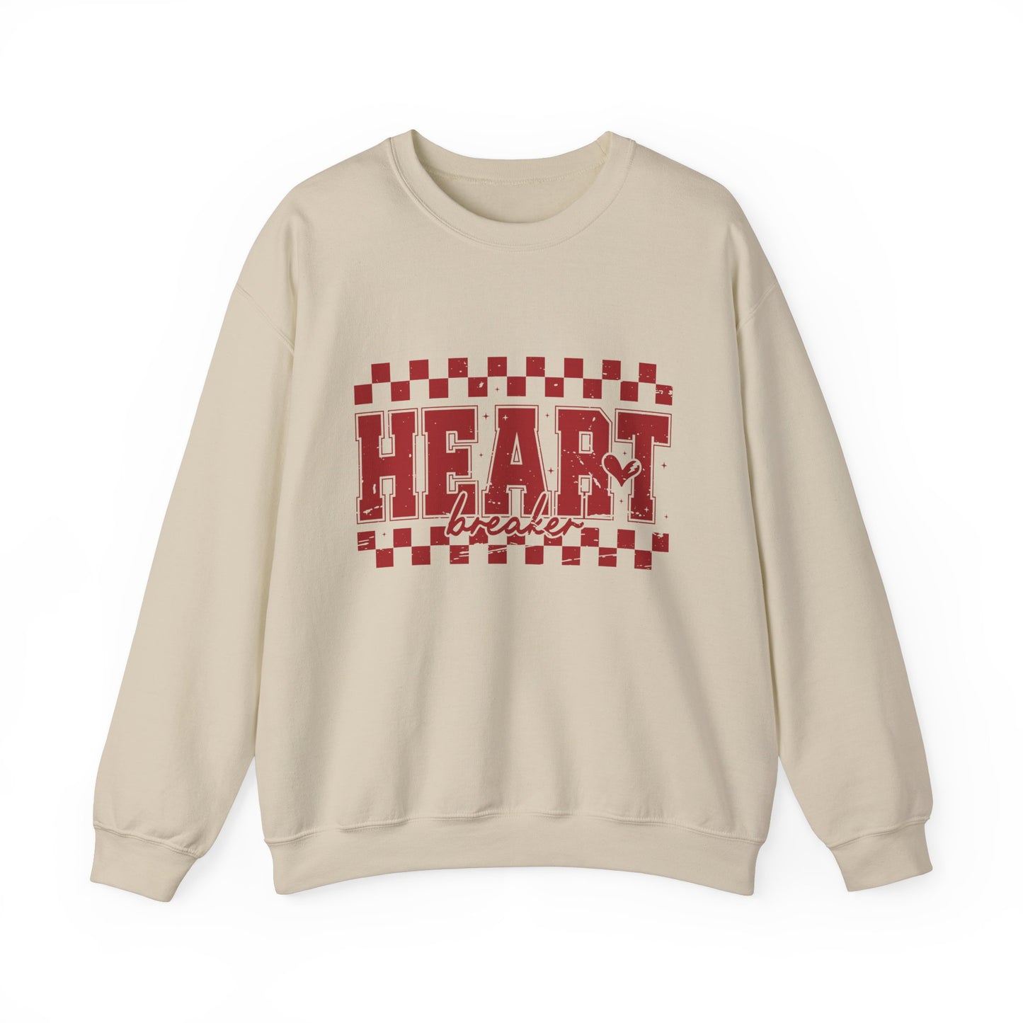 Distressed Heartbreaker Design Crewneck