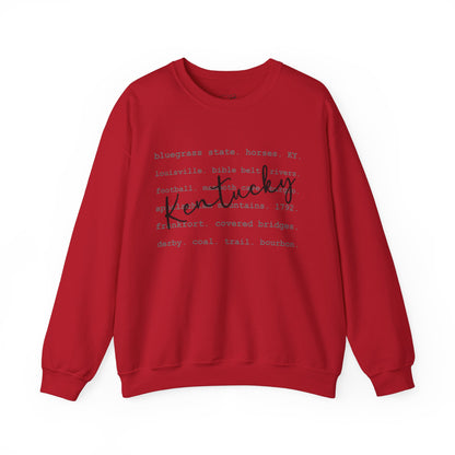 Kentucky Pride Crewneck - Bluegrass State and Bourbon Design