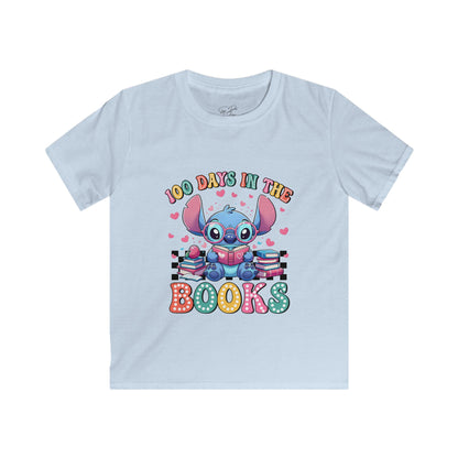 Kids 100 Days in the Books Stitch Tee