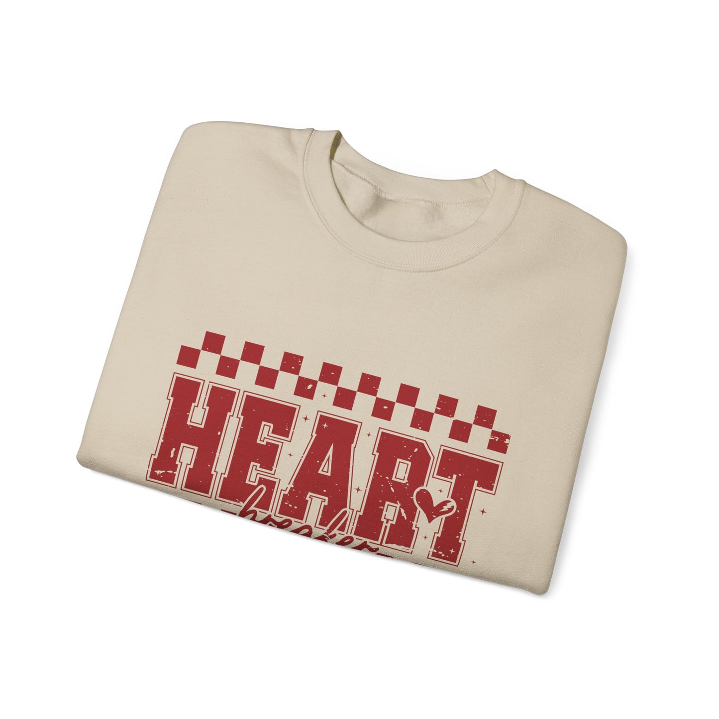 Distressed Heartbreaker Design Crewneck