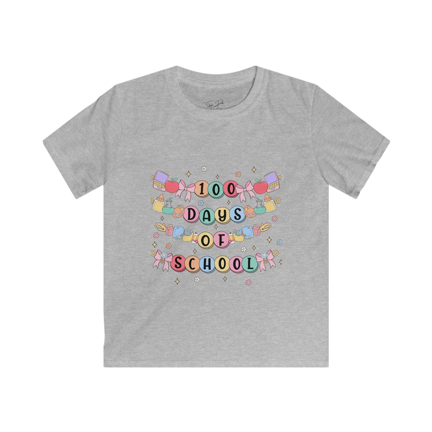 100 Days of School Friendship Bracelets Tee