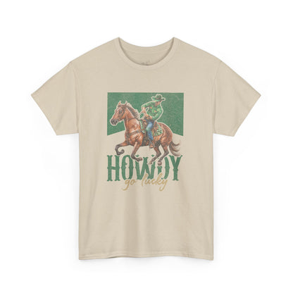 Howdy Go Lucky - Cowboy Tee