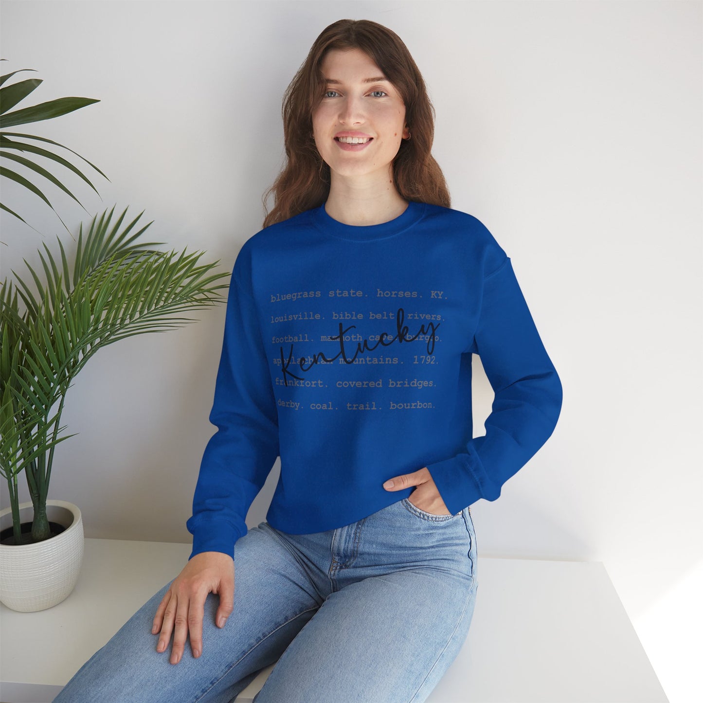 Kentucky Pride Crewneck - Bluegrass State and Bourbon Design